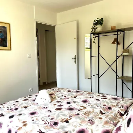 Centre, 3 Chambres, 2 Salles De Bain, Clim, Terrasse, Wifi 公寓 昂蒂布